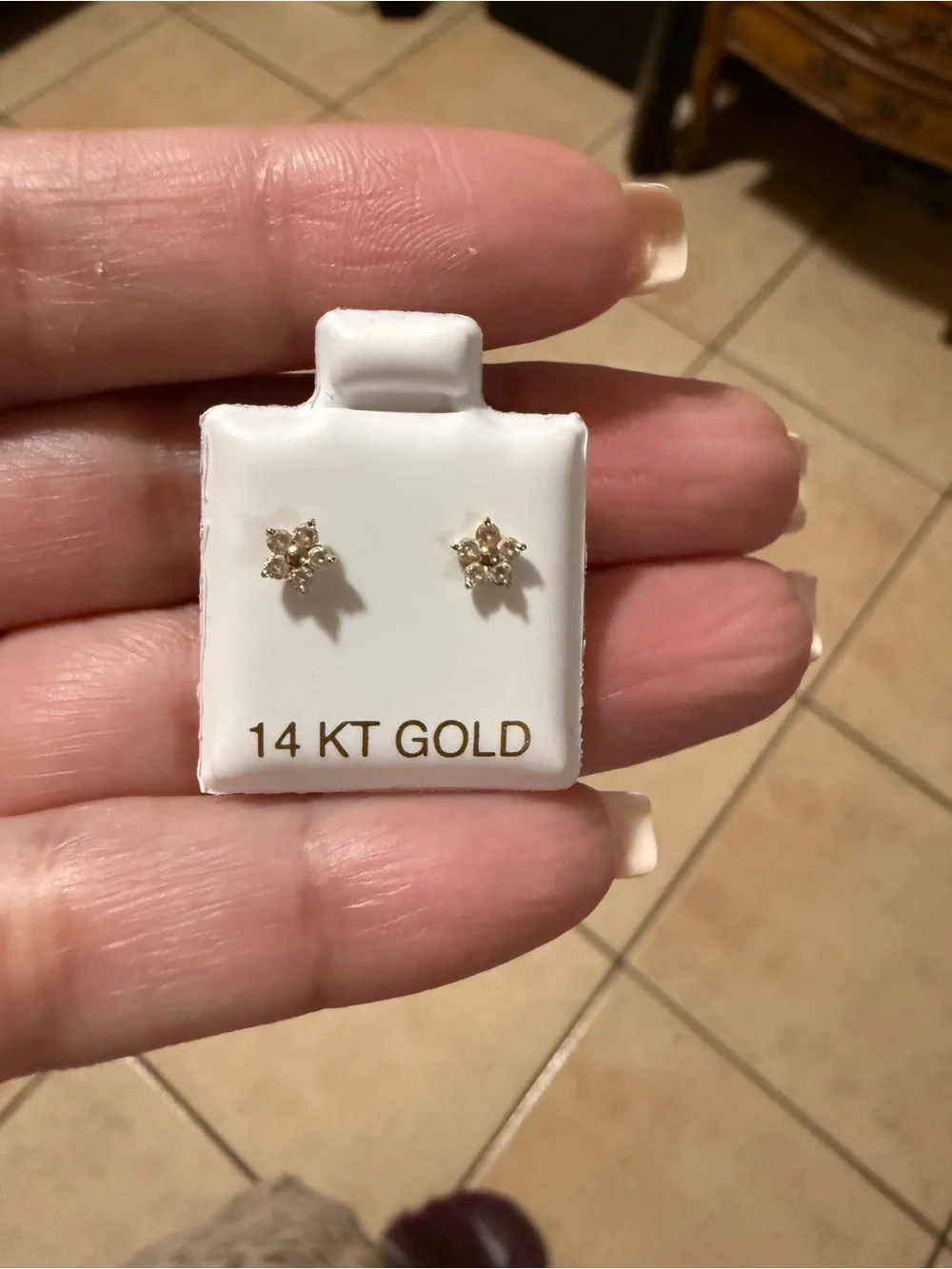 Kids Stud Earrings - Pink and Blue Options